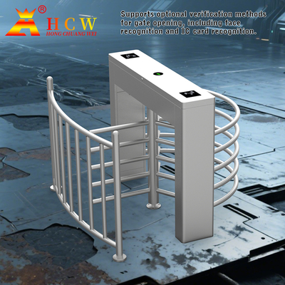 120 Degree Semi Automatic Waist Height Turnstile High Security