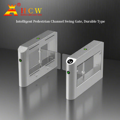 HCW کیفیت اتوماتیک دروازه Turnstile IP 42 با موتور DC ضد آب کارت خواندن Swing دروازه