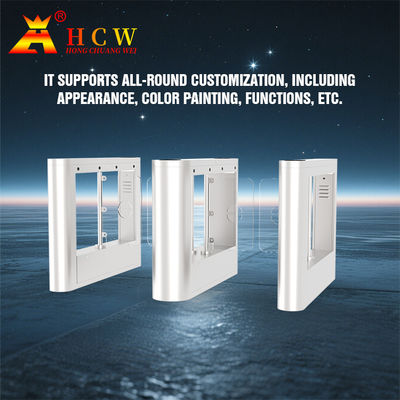گیت گردان تشخیص چهره HCW IP54 با مانع نوسانی برای کنترل عابر پیاده