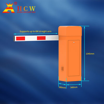 HCW درب مانع قطب ترافیک قابل تنظیم جامعه الکتریکی AC110V 150W پارکینگ OEM
