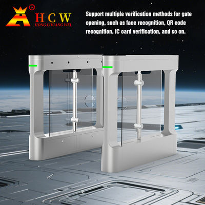 HCW Turnstile Swing Gate Controlled Access Train Station Facial Recognition Security