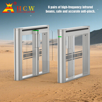 دروازه چرخشی کنترل دسترسی کامل اتوماتیک دو طرفه مانع چرخشی IP54