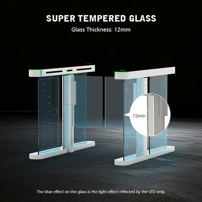 HCW High Security Speed Lane Turnstile with Face Recognition and 24/7 Uninterrupted Operation for Access Control