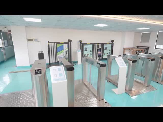 HCW Automatic Turnstile Gate با عرض کانال 600-900 میلی متر 6 جفت تابش مادون قرمز و 30-40 نفر در دقیقه